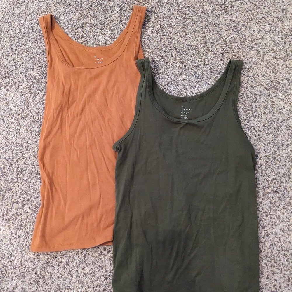 A New Day (Target) Cotton Tank Tops - M
